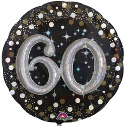 Sparkling Celebration 60 Multi Balloon Shape P75 Pkt (32" X 32")