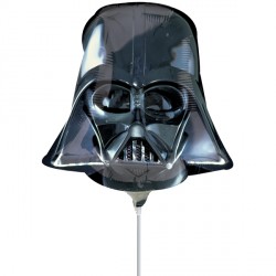 Star Wars Darth Vader Helmet Black Mini Shape A30 Flat