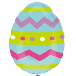 Stripes & Chevrons Easter Egg Junior Shape Standard S40 Pkt