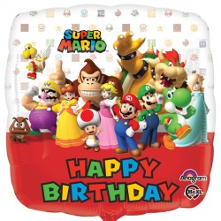 Super Mario Happy Birthday Standard S60 Pkt