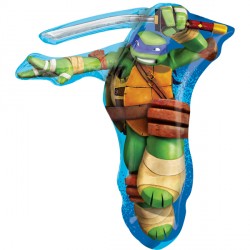 Teenage Mutant Ninja Turtles Leonardo Street Street Shape Flat (25" X 28") (10ct)