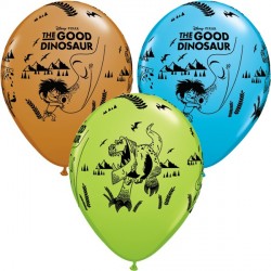 The Good Dinosaur 11" Lime Green, Mocha Brown & Robins Egg Blue (25ct) Lbc