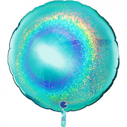 Tiffany Glitter Holographic Round 36" Pkt