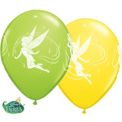 Tinker Bell 11" Lime Green & Yellow (25ct) Lbc