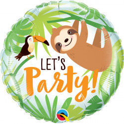 Toucan & Sloth Let's Party 18" Pkt If