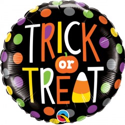 Trick Or Treat Dots 18" Pkt If