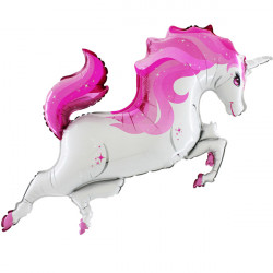 Unicorn Body Pink Grabo 48" Shape Flat