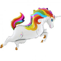 Unicorn Body Rainbow Grabo 48" Shape Flat