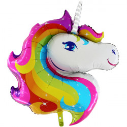 Unicorn Head Grabo Shape Flat