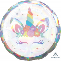 Unicorn Iridescent Party Standard S55 Pkt