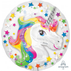 Unicorn Rainbow Insider Shape P60 Pkt (24" X 24")