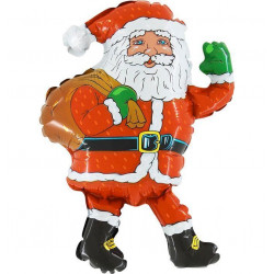 Walking Santa 14" Mini Shape Flat