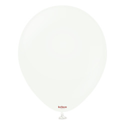 White 12" Standard Pastel Kalisan 100ct