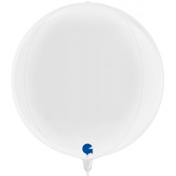 White Globe 15" Pkt