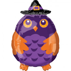 Witchy Owl Junior Shape Standard S40 Pkt (13" X 20")