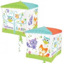 Woodland Welcome Baby Cubez G20 Pkt (15" X 15")