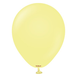 Yellow 18" Macaron Pastel Kalisan 25ct