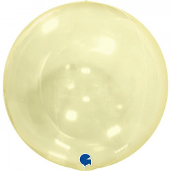 Yellow Transparent Globe 15" Grabo Shape Pkt (no Valve)